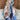 Blue Floral Wild Rag - Western Scarf